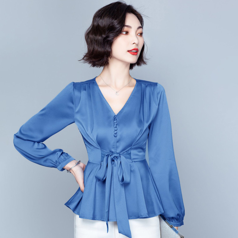 قميص نسائي صيفي انيق من الحرير