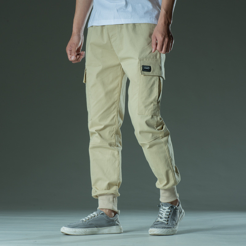 بنطرون رجالي صيفي وربيعي قماش قطن